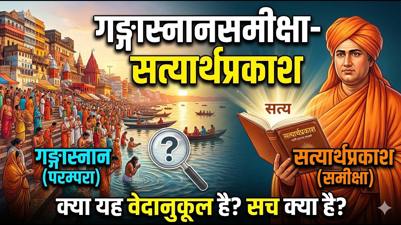 आस्था बनाम कर्म | गङ्गास्नानसमीक्षा- सत्यार्थप्रकाश