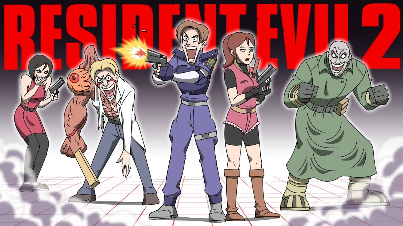 Animation parodique de Resident Evil 2 - GAME SHENANIGANS
