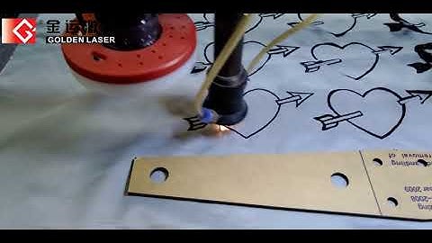 Golden Laser Cutting Machine With CCD Software With Correcting Function