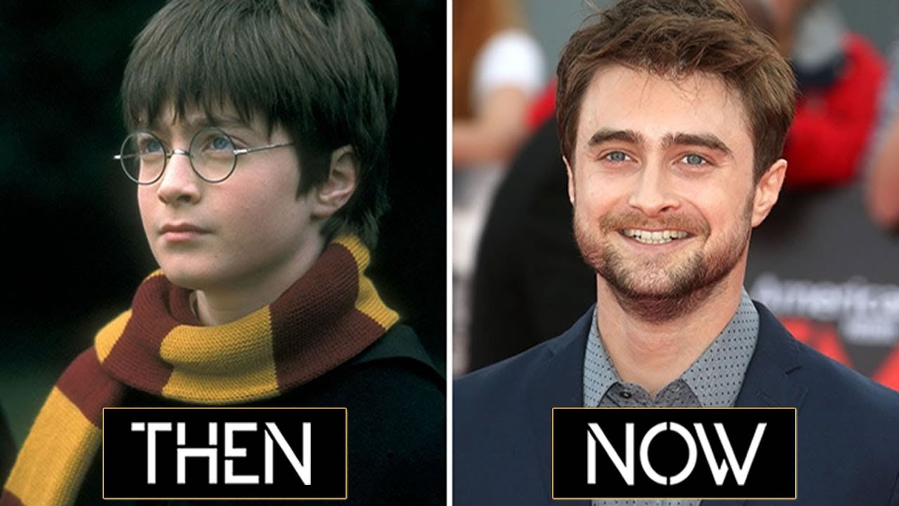 Harry Potter Full Cast - Then and Now 2019 - YouTube