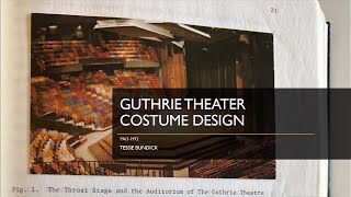 Designer's Talk: The First 10 Years of Guthrie Costume Design