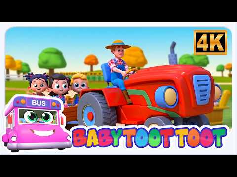 Bánh Xe Trên Máy Kéo 🌾🚜 | Bài Đồng Dao Vui Nhộn Về Nông Trại Dành Cho Bé