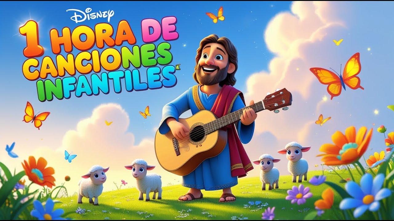 Alabanzas Cristianas para Niños 🙏 Canciones Infantiles de Jesús y Música de Adoración para Pequeños