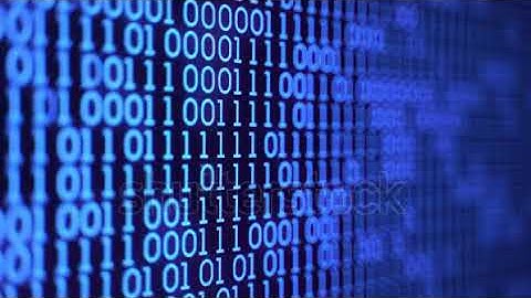 Digital Binary Code. 4K Video Footage