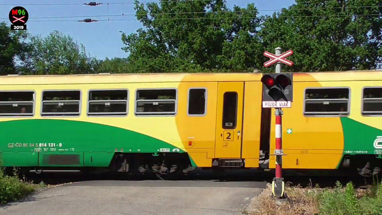Železniční přejezd České Budějovice-ČOV [P1131] - 14.6.2019 / Czech railroad crossing
