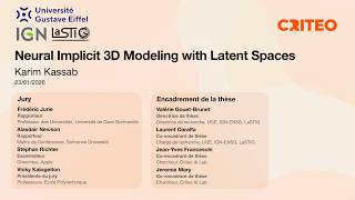 Famous Neural Implicit 3D Modeling with Latent Spaces - PhD Defense, Karim Kassab Profile