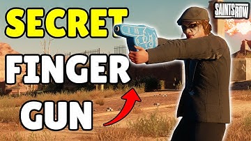 How to get UNIQUE Finger Gun in Saints Row (Secret Weapon)