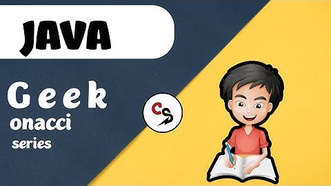 Geek-Onacci Series|| Java C++  C Javascript || Coding Sprint.