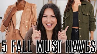 5 FALL FASHION MUST HAVES *Work Outfit Ideas* | LuxMommy