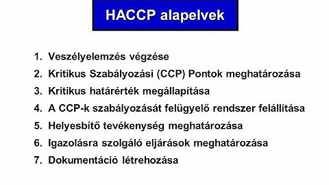Bolti eladó: HACCP élelmiszer biztonsági rendszer