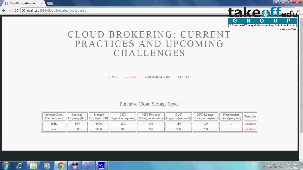 Cloud Brokering Current Practices And Upcoming Challenges | Cloud Computing Projects | Java Projects