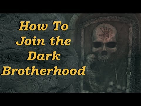 Como participar do Dark Brotherhood em Skyrim