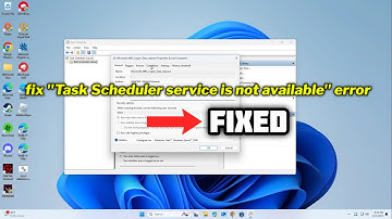 (FIXED) "Task Scheduler service is not available" error in Windows
