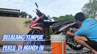 Cuci Motor Beat Belalang Tempur Ku - Vlog