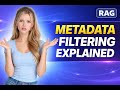 Metadata Filtering in Vector Search Explained