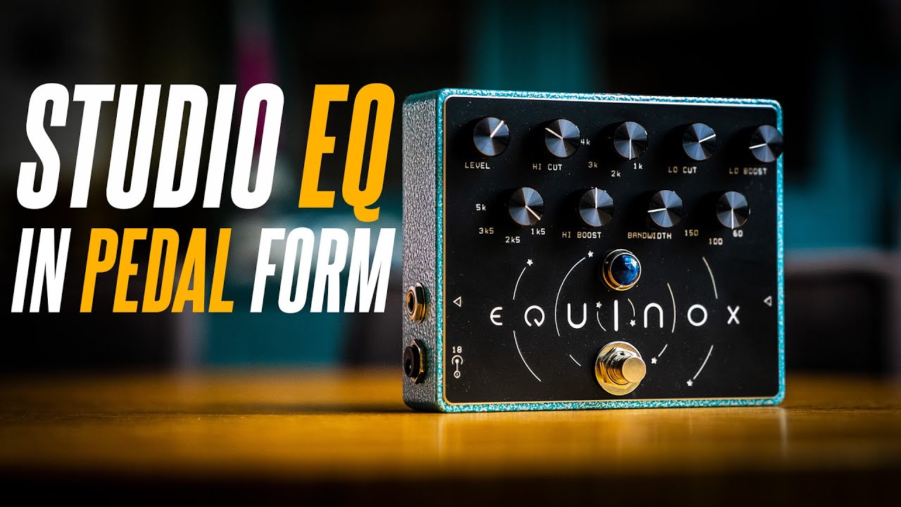Pultec EQ in pedal form. It's BRILLIANT! The Spaceman Effects Equinox