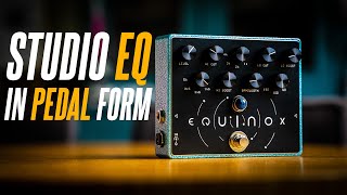 Pultec EQ in pedal form. It's BRILLIANT! The Spaceman Effects Equinox!