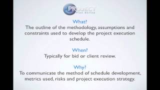 Basis of Schedule - WBS Dictionary