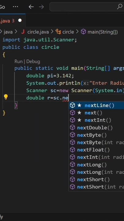find area of circle in java/ #coding/#c/#c++/#python/#java/#circles ...