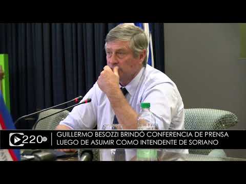 Besozzi brindó conferencia tras asumir y realizó algunos anuncios