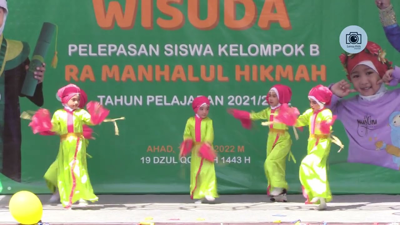 Pelepasan Siswa RA Manhalul Hikmah 2021/2022 - Tari Kreasi Baladi