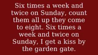 The Andrews Sisters - Six Times a Week and Twice on Sunday (With onscreen lyrics) @beyoncetyratina
