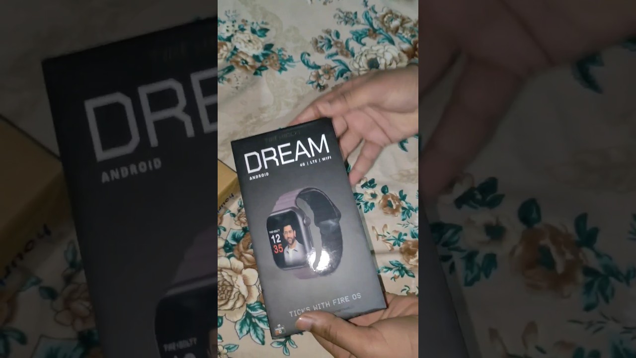 🔥Fire-boltt Dream Android Smartwatch⚡ 4G Android Watch unboxing video 
