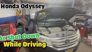 2012 Honda Odyssey AC shut down while driving   must check AC FUSE and AC compressor Relay