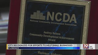 Florence Recognized for Efforts to Help Small Businesses