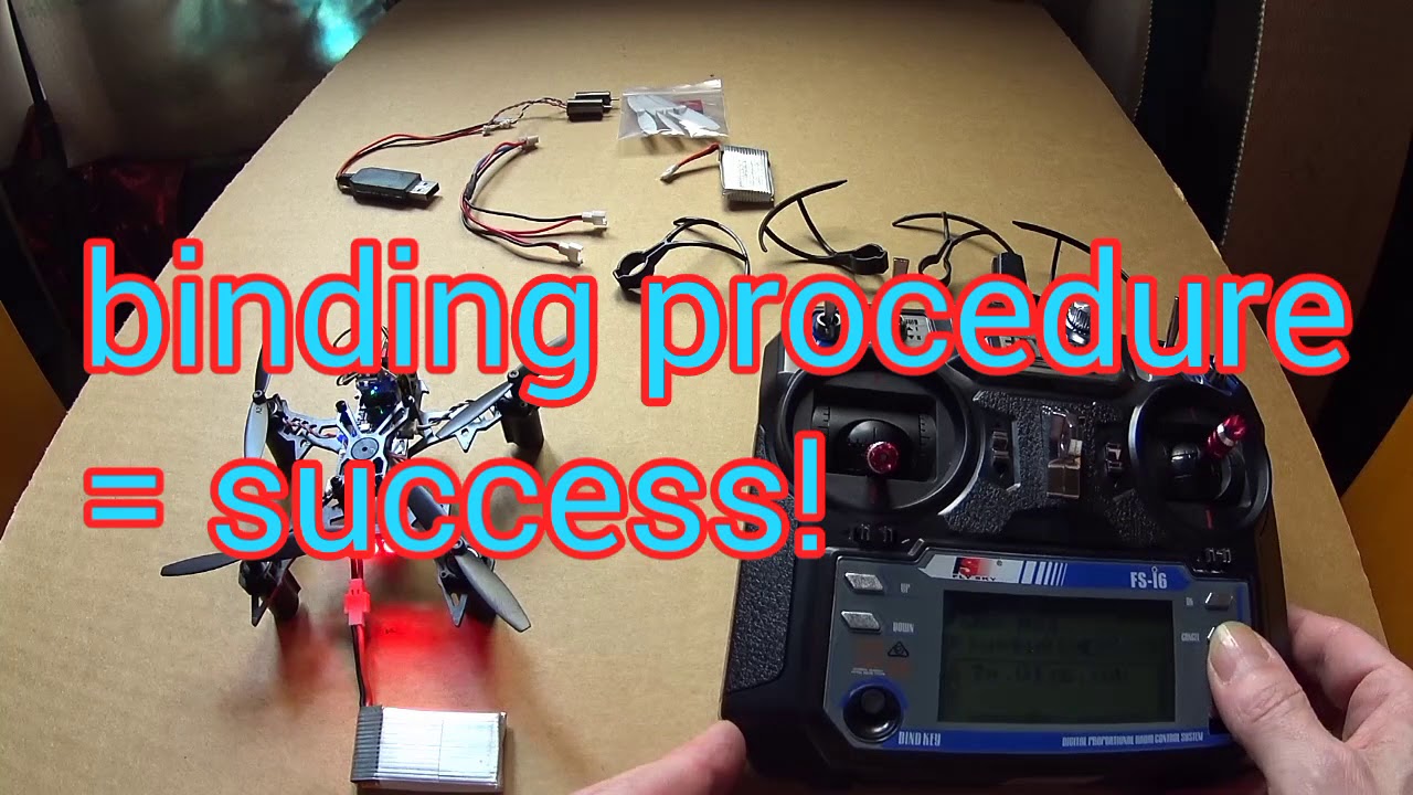 Eachine BAT QX105 RTF: unbox, tx binding, failsafe and beeper tests & first procedures