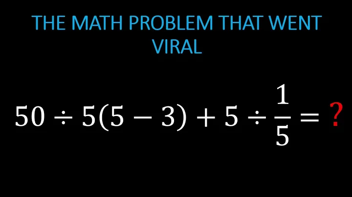 Viral Math Problem that even College Students can't Answer