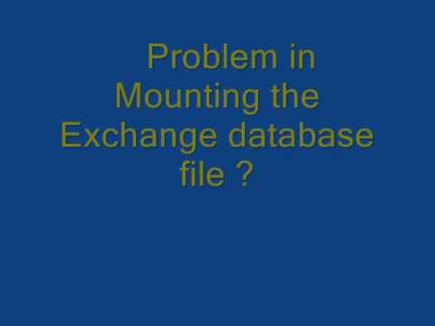 Know how to solve Exchange Server Error "Unable to mount database. (hr=0×80004005, ec=1032)"