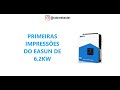 Primeiras impressões do híbrido da Easun de 6.2kw