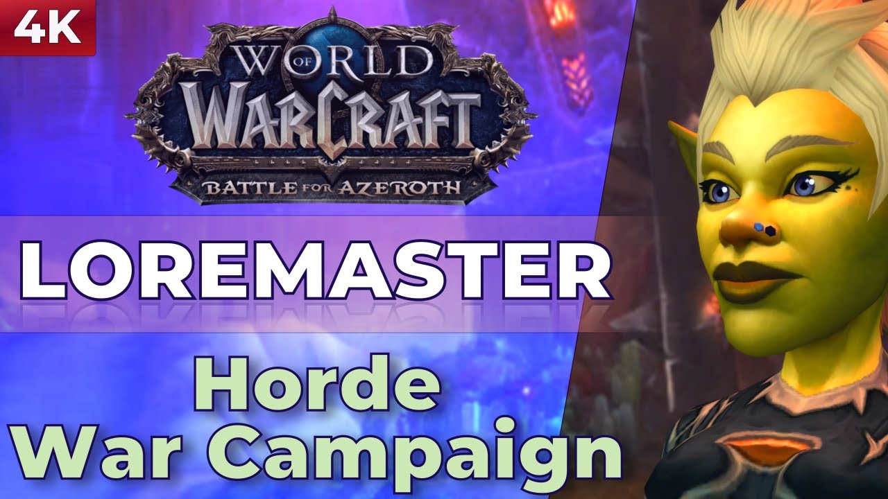 The War Cache - WoW Quest 52746 playthrough in 4K 60fps