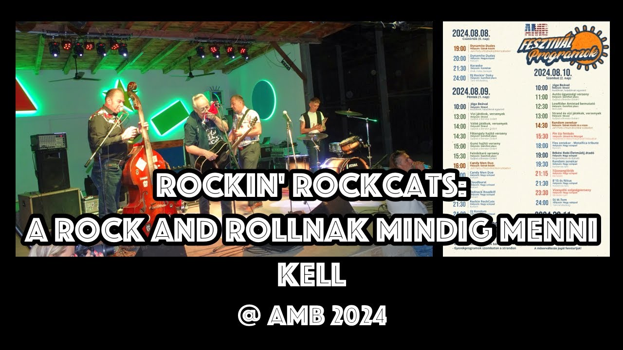 Rockin' RockCats - A Rock and Rollnak mindig menni kell @ AMB 2024