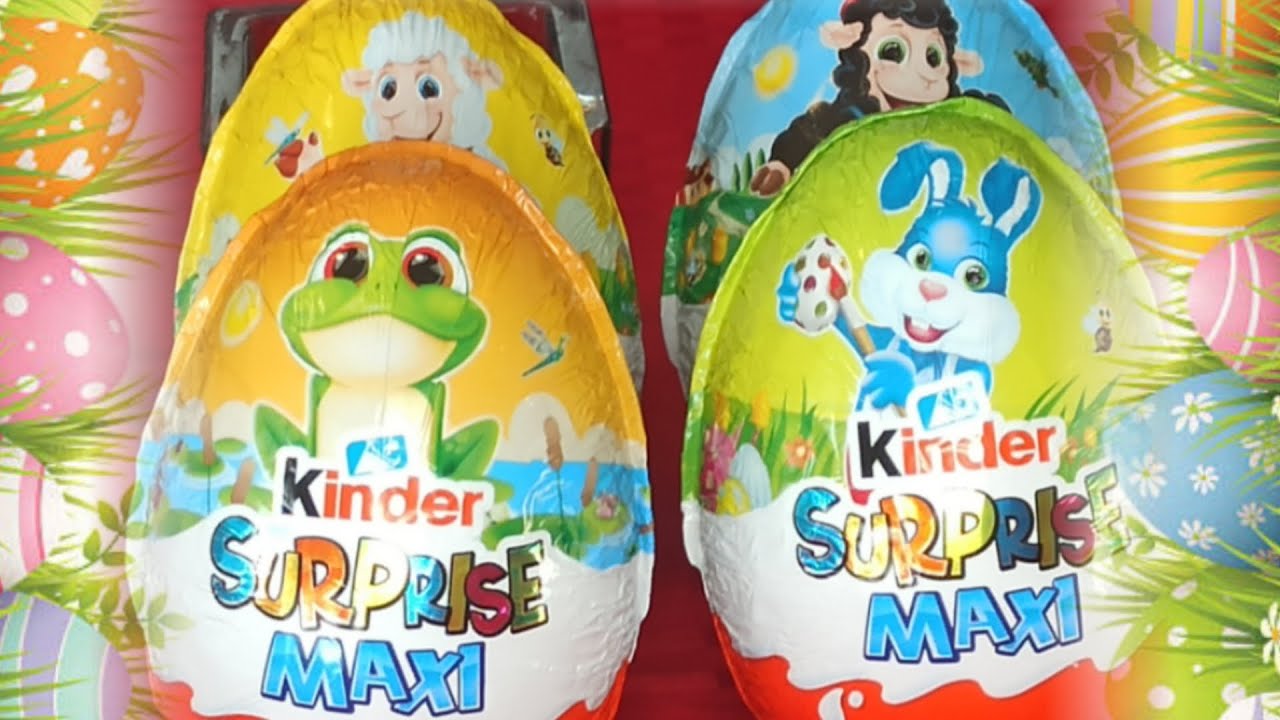 Kinder Surprise Eggs Maxi Easter! 2023 Kinder Collection! - YouTube