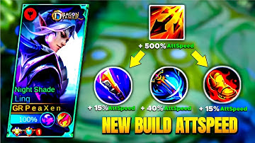 LING FULL ATTACK SPEED BUILD 🔥