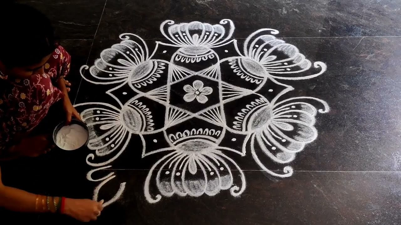 பங்குனி உத்திரம் special ரங்கோலி கோலங்கள்/5x3dots easy rangoli/daily muggulu/traditional rangoli 