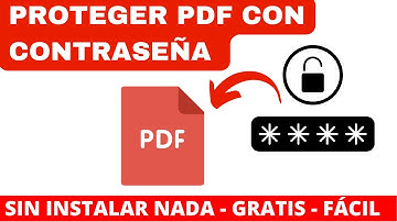 PROTEGER PDF CON CONTRASEÑA