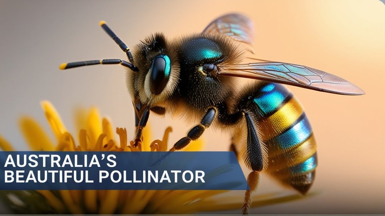The Exquisite Blue-Banded Bee: Australia's Beautiful Pollinator 🐝💙 ...
