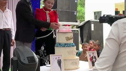 Đám cưới vùng cao lớn nhất nhì bản.cô dâu,chú rể mừng vui nhận lời chúc trăm năm tình viên mãn