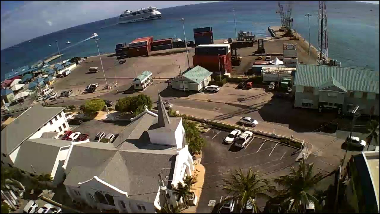George Town ,Cayman Islands ... Harbour view from Drone ...