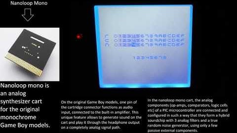 GameBoy Synthesizer W/ Nanoloop Mono - Early Sessions 3 Jan. 2017 (Making a loop)
