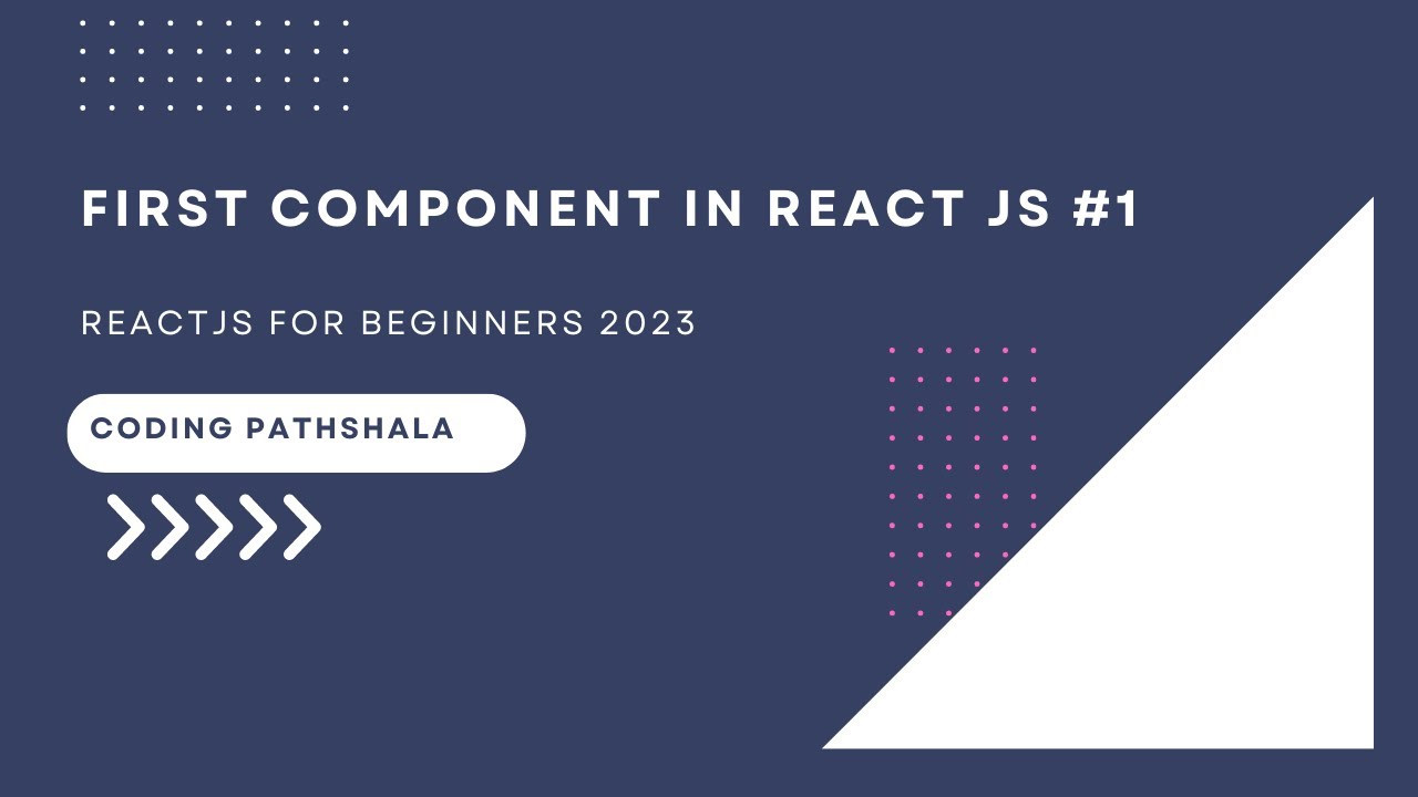 First Component in ReactJS - YouTube