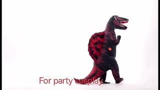 Inflatable dinosaur costume #inflatablecostume #halloweencostume #dinosaurcostume #inflatablesuit