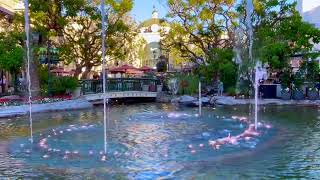 Fountain at The Grove in LA