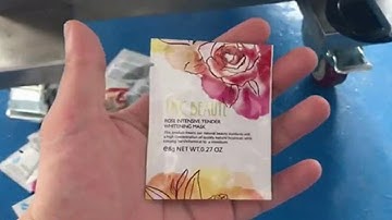 vertical &horizontal type candy tablets packing machine bagging equipment demo | آلة تعبئة الأقراص