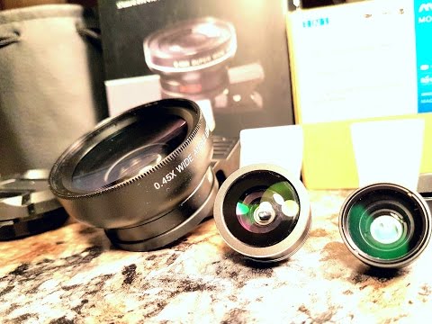 Universal Clip Lens (Fisheye/ Wide-angle/ Macro Lens) for cellphone Review - Samsung S7