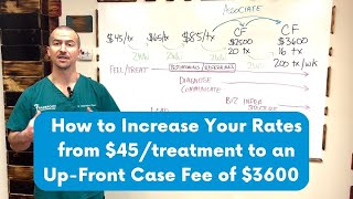 How to Increase Your Chiropractic Salary by Going from $45/treatment to $3600 Up-front for a Case