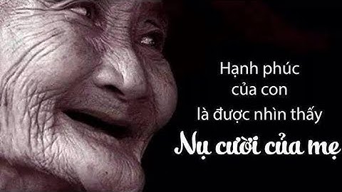 Nụ cười của mẹ